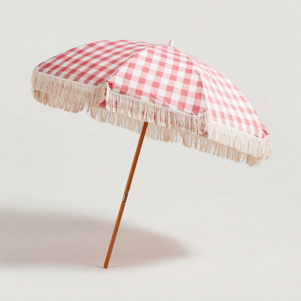 Parasol ogrodowy w stylu vintage z materiału poliestrowego - 80 x 80 x 200