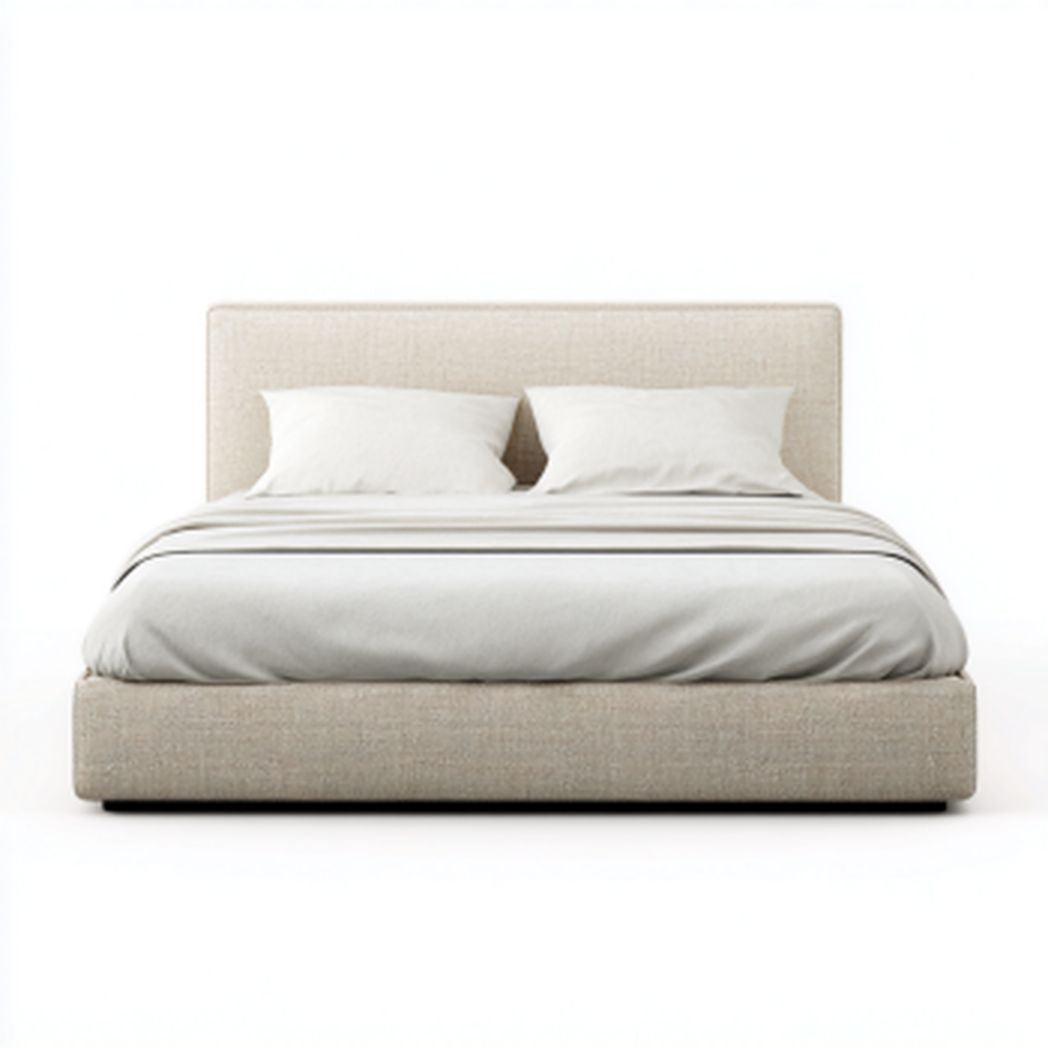 Łóżko tapicerowane do sypialni z tkaniny - 200 x 160 x 100
